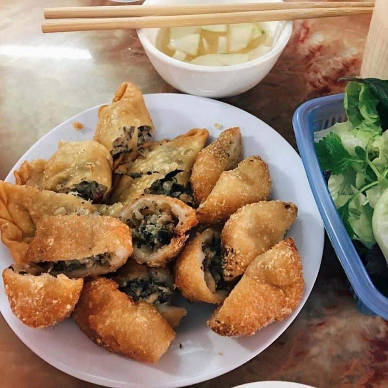 Crispy bang goi, a street food treat