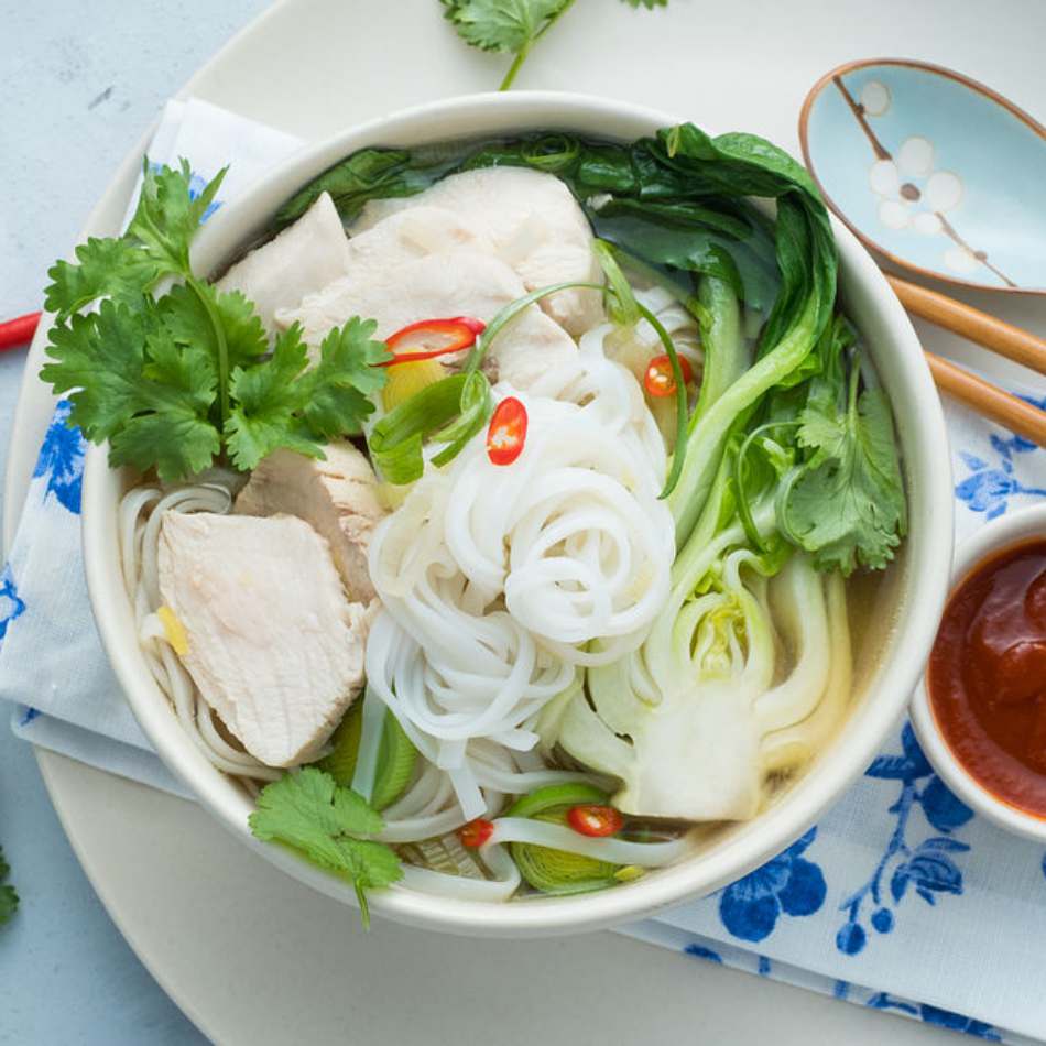 Vietnam's national and most iconic dish, pho ga