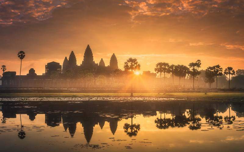 Angkor Wat al atardecer