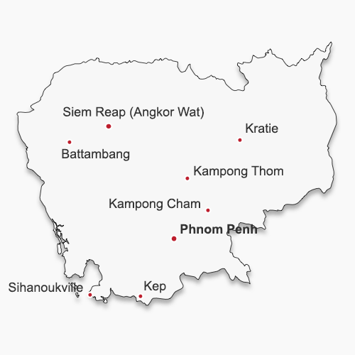 Los mejores destinos de Camboya