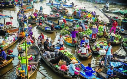 Excursão de um dia no Delta do Mekong e My Tho com guia falante de português