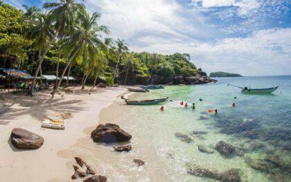 A beleza do Vietnã e ilha de Phu Quoc.