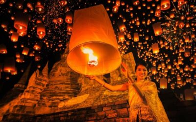 Festival de los faroles de Tailandia 2023