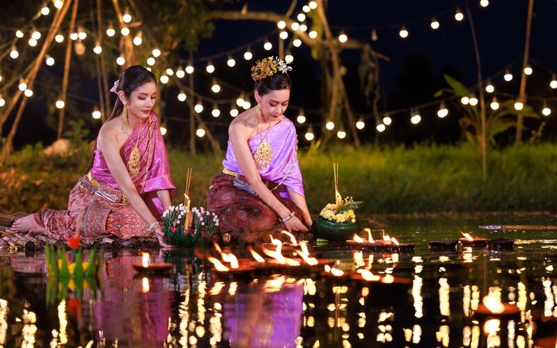 Festival de lanternas da Tailândia 2025