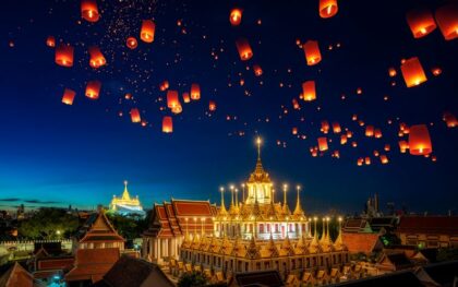 Viagem a Vietnã e Tailândia com Festival das lanternas em Chiang Mai 2025.