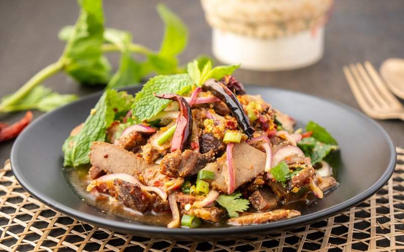 Spicy Thai Pork Salad